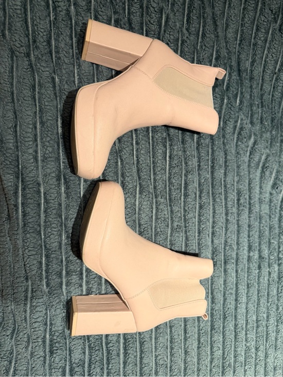 Altar'd State Shoes - Altar'd State Blush Pink Platform Chelsea Ankle Boots